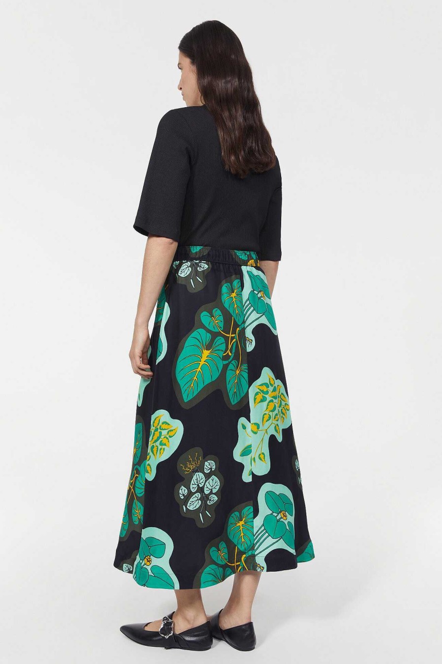 Hot Marla Leaf Skirt Rodebjer Skirts