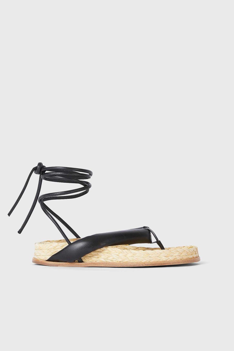 Online Santorino Straw Sandals Rodebjer Shoes