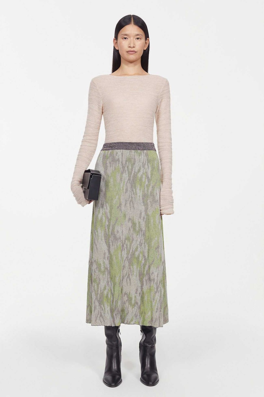 New Flora Jaquard Knitted Skirt Rodebjer Skirts