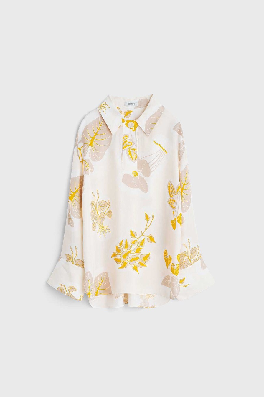 New Sunshine Leaf Shirt Rodebjer Shirts & Blouses