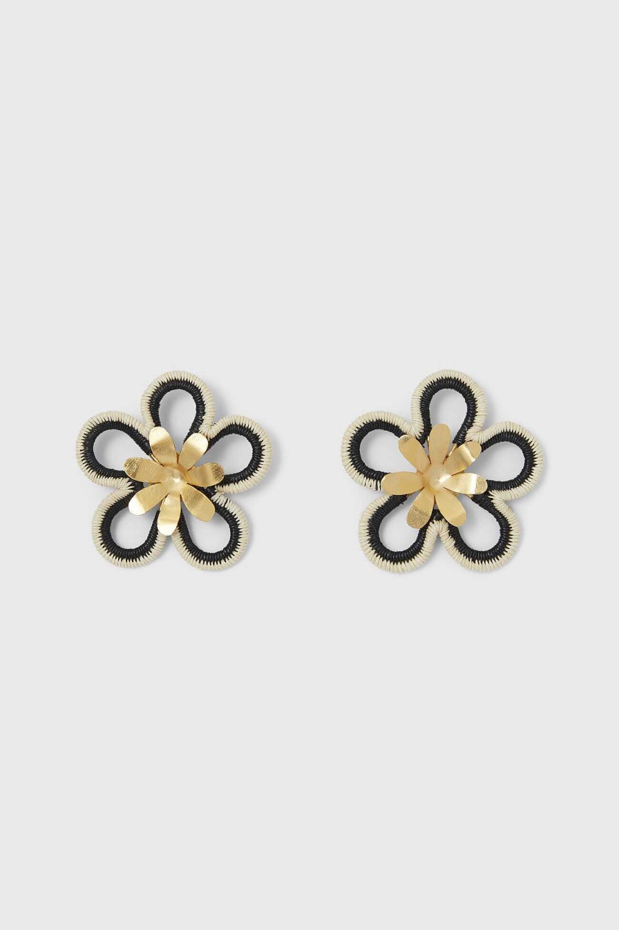 Wholesale Palm Flower Earring Rodebjer Accessories