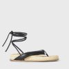 Hot Santorino Straw Sandals Rodebjer New Arrivals